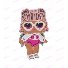 Angel LOL Dolls Surprise Fill Embroidery Design